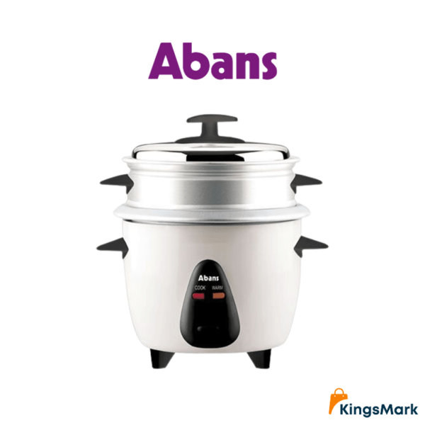 Abans 1l rice cooker 500g stainless steel 400w