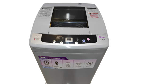 Abans 7. 5kg washing machine fully auto top loading led display - image 3