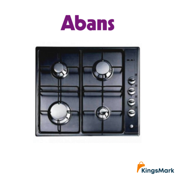 Abans cooker hob 4 gas burners - stainless steel