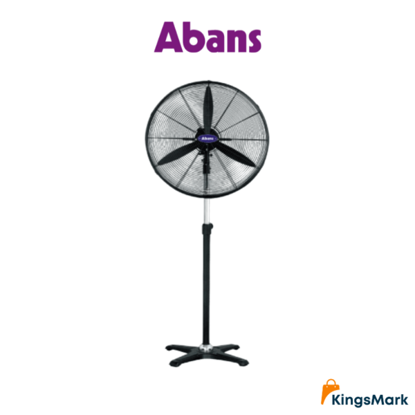 Abans stand fan 30 inch 3 blade industrial