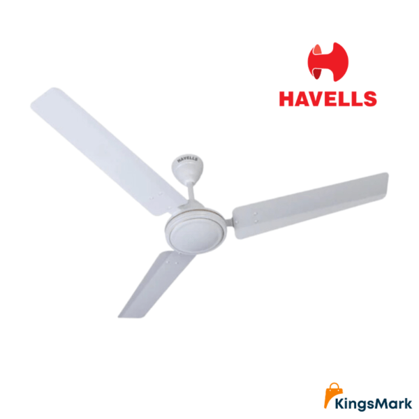 Havells ceiling fan 1400mm xp 390 white with regulator