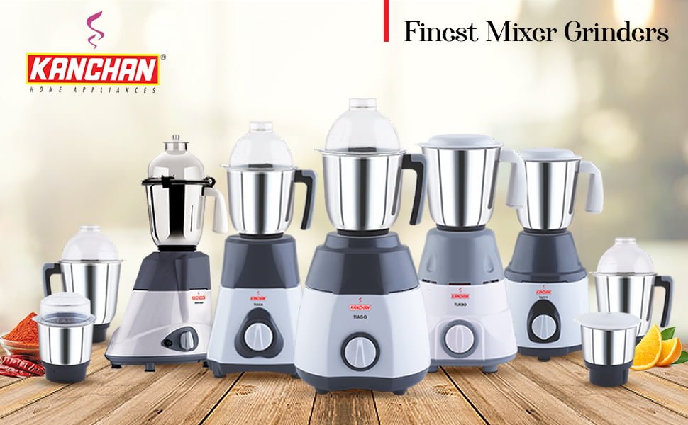 Kanchan mixer grinder 650w tiara 3 jar 7
