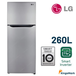 LG 260L Smart Inverter Refrigerator - Shiny Steel
