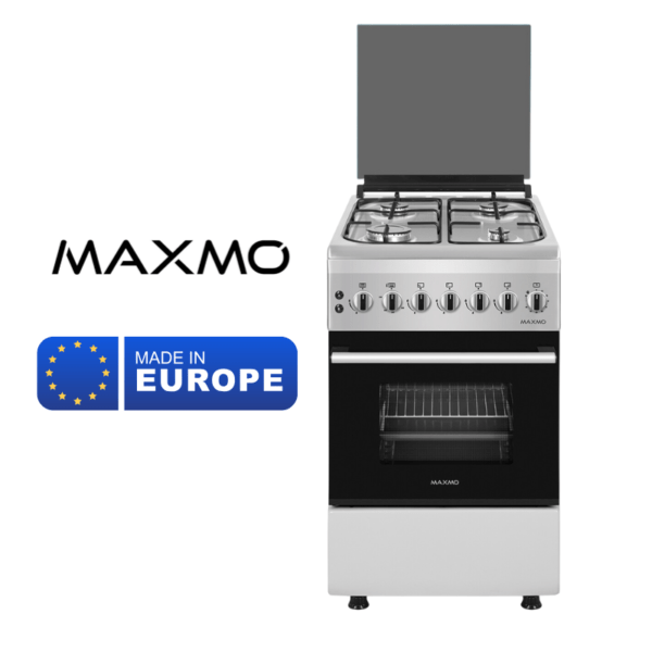 Maxmo gas cooker with oven 4 burners