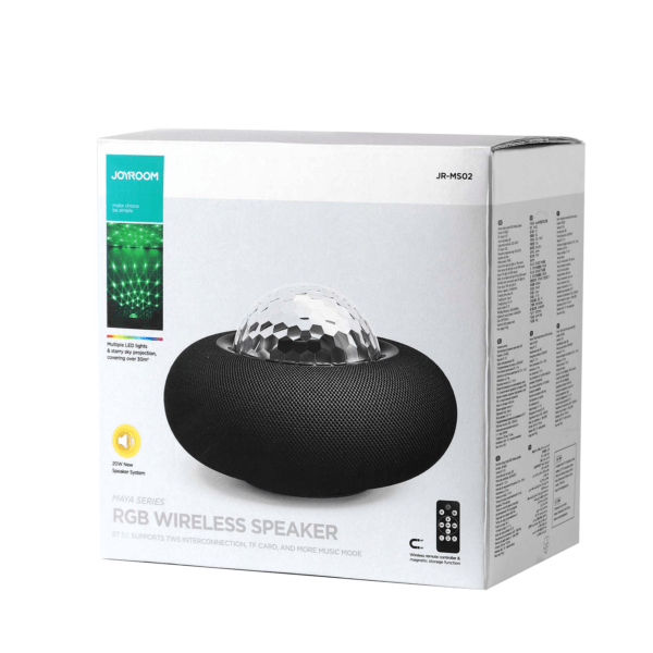 Maya series 20w wireless speaker rgb box