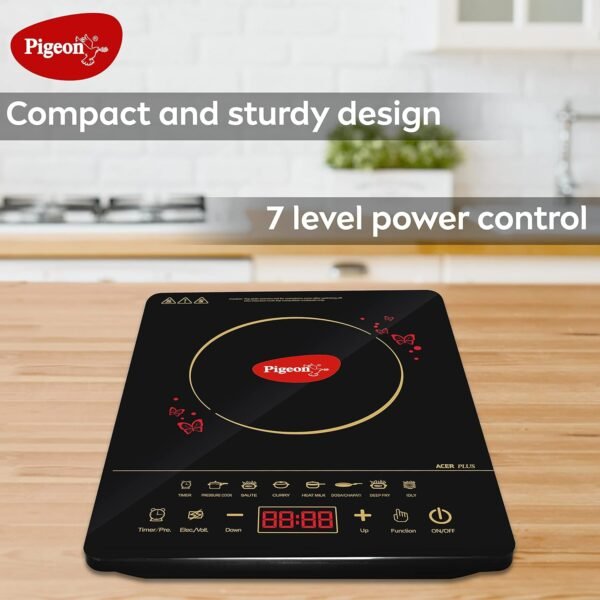 Pigeon induction cooker 1800w - acer plus touch control - image 6