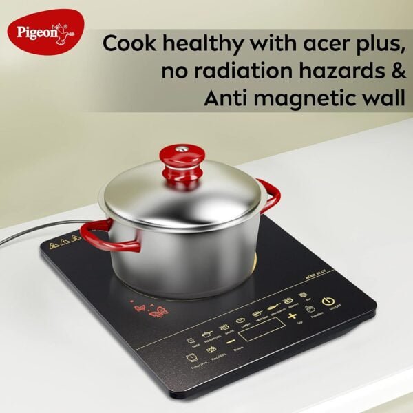 Pigeon induction cooker 1800w - acer plus touch control - image 9