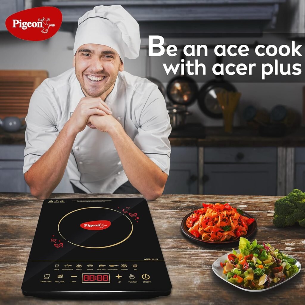 Pigeon induction cooker 1800w acer plus touch control 7