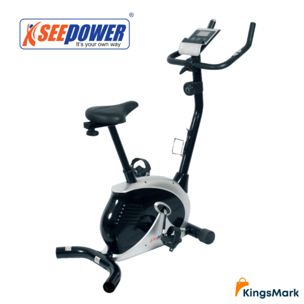 Seepower magnetic upright bike - cardio fitness at home