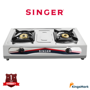 Singer Double Burner Gas Cooker High-Quality Stainless Steel