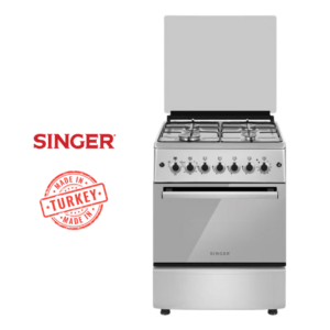 Singer Gas Cooker with Oven Freestanding 4 Burners
