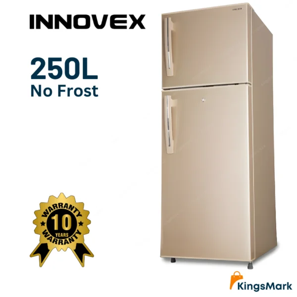 Innovex 250l refrigerator no frost double door