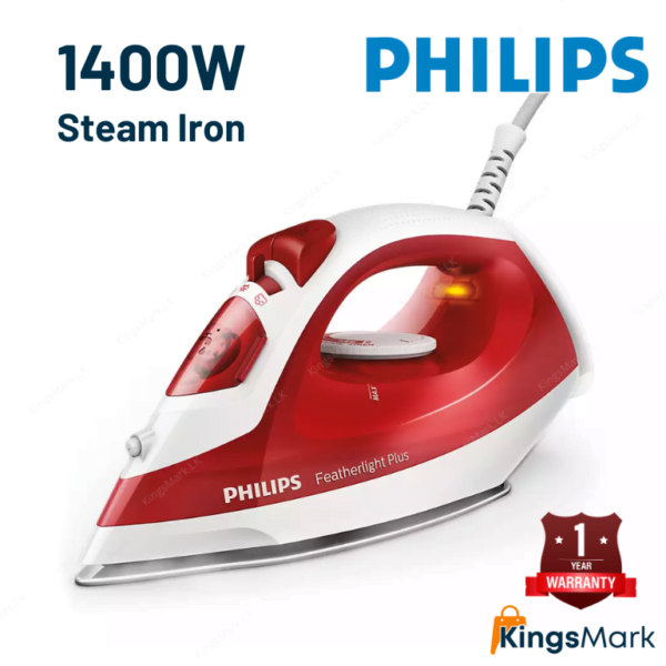 Philips steam iron 1400w featherlight plus