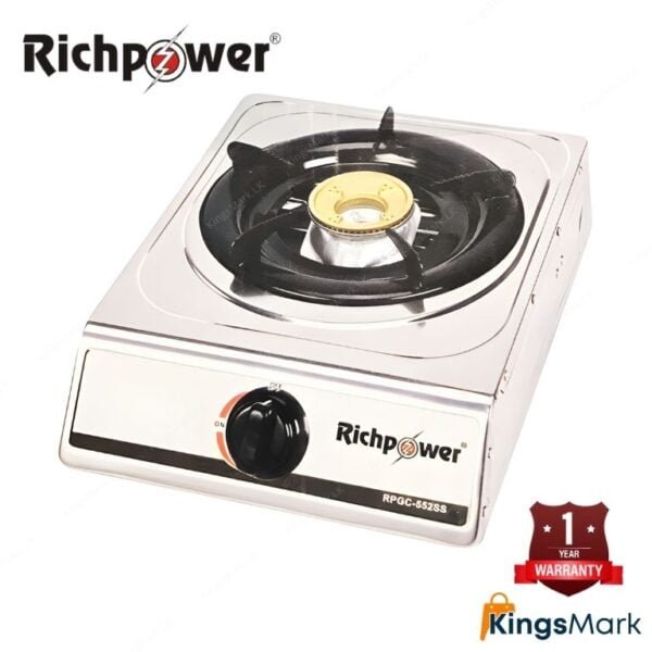 Richpower gas cooker - single burner stainless steel