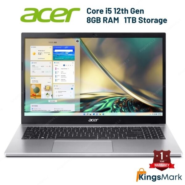 Acer core i5 12th gen 8gb + 1tb, 15. 6 screen - acer aspire 3