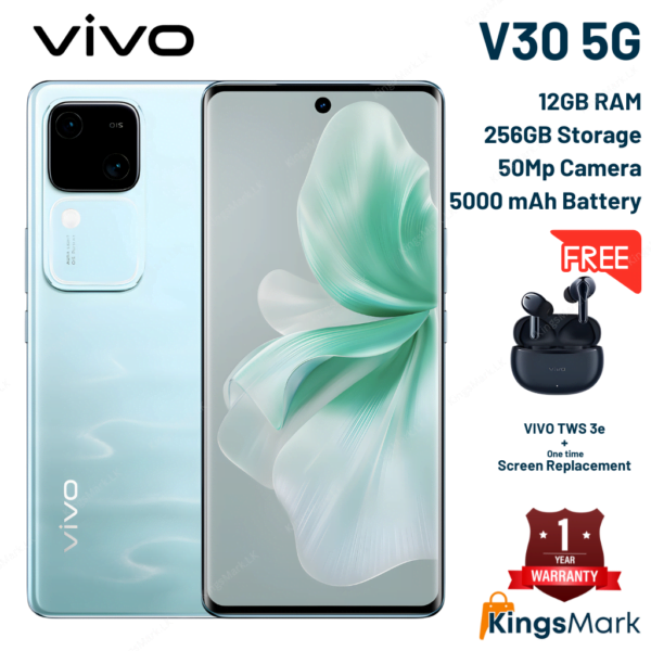 Vivo v30 5g, 12gb + 256gb, 5000 mah battery - pre order!