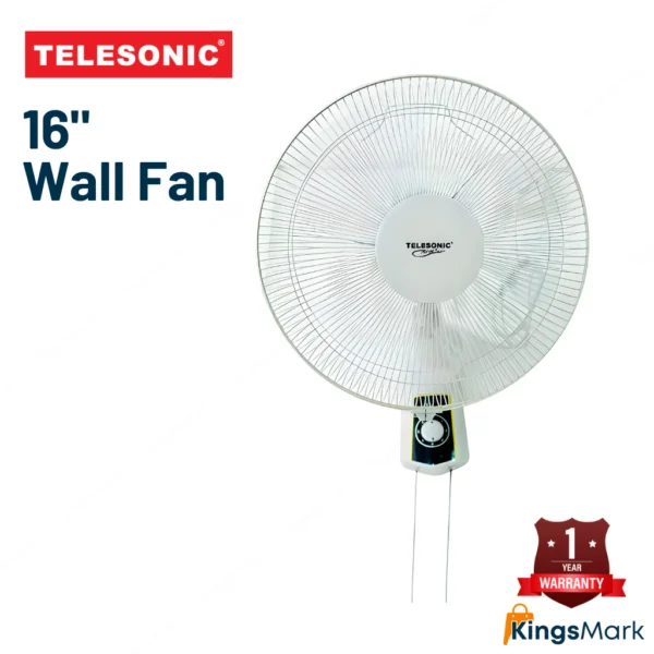 Telesonic 16 inch wall fan 58w